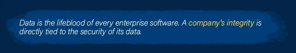 enterprise software data security